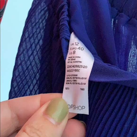 Topshop pleated midi maternity skirt - Picture 4 of 5